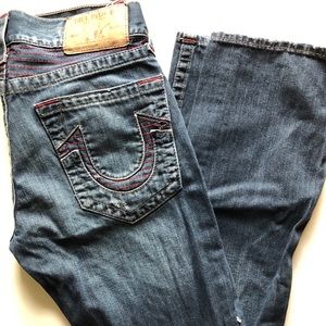 True Religion Straight Runstitch Men Jeans